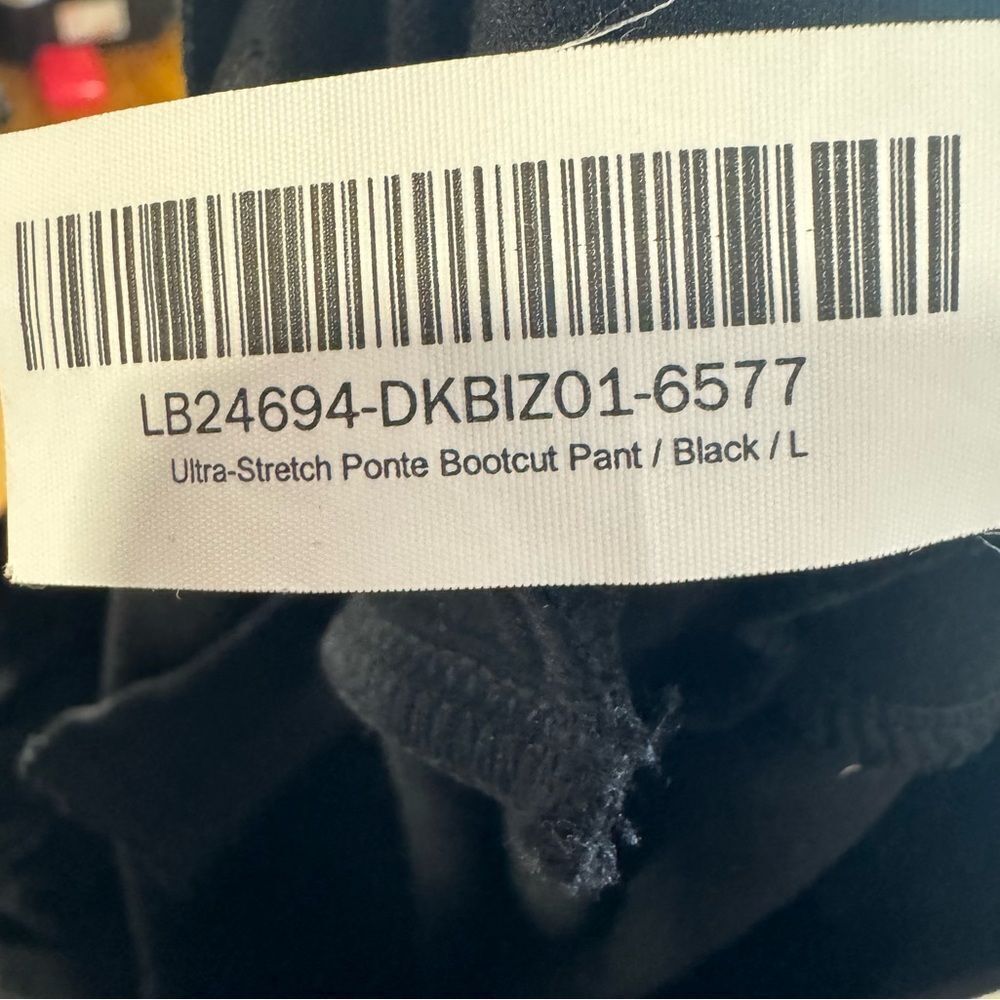 Quince Black Boot Cut Flare Pants High-Rise - Picture 14 of 14